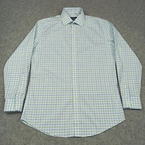 Tommy Hilfiger Mens Dress-Shirt Size M 15.5 32-33 THFlex Button-Up Athletic Fit - Picture 1 of 15