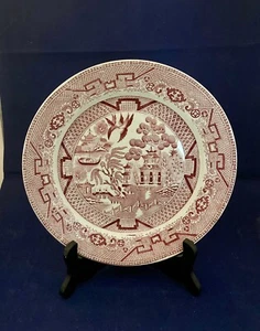 Red Willow Teller 9 Zoll Holland Chinoiserie asiatisch Societe Keramik Maestricht - Bild 1 von 10