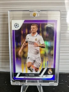 Topps Chrome UCC 2022-2023 Toni Kroos Purple SSP Real Mardid #156 - Picture 1 of 2