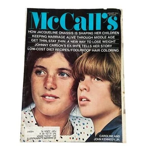 McCalls January 1973 John F kennedy Jr Caroline Kennedy - Picture 1 of 2