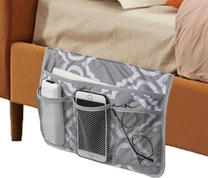 Bedside Caddy, Bedside Storage Bag, Under Couch Table Mattress Organizer, Fits f - Picture 1 of 7