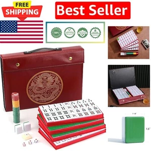 Complete Professional Mahjong Set: X-Large Tiles & Carrying Case Included - Picture 1 of 9