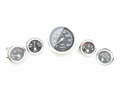 Willys Jeep Complete Speedometer + Temp +Oil+ Fuel+ Amp Gauges Kit Best Quality - Image 1 of 2