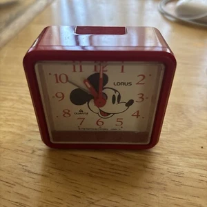 2.5" Mickey Mouse Lorus Battery Clock - LFD 951 (Japan) - Picture 1 of 3