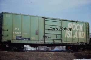 Diapositiva fotografica: Rock Island Boxcar Road #48200 - Owatonna, MN - aprile 1975 - Foto 1 di 1