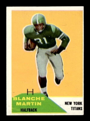 1960 Fleer #78 Blanche Martin (RC) EX-MT Football Card - Image 1 of 2