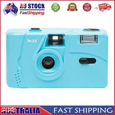 Non-Disposable Vintage M35 35mm Reusable Film Camera with Flash (Blue) AU