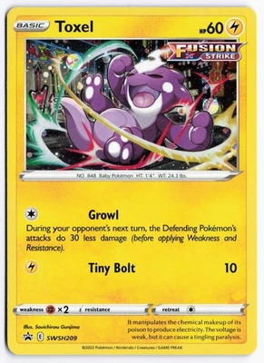 Toxel - Holo Rare SWSH: Sword & Shield Promo Cards SWSH209 NM - Image 1 of 2