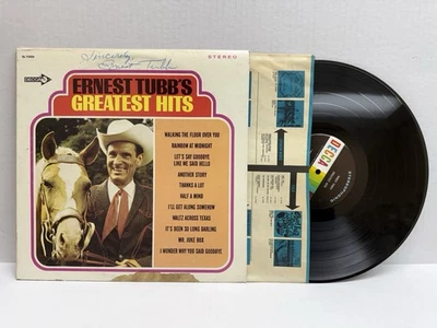 Ernest Tubb - Ernest Tubb's Greatest Hits (1968, Vinyl LP) Autographed - Image 1 of 4