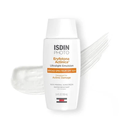 ISDIN Eryfotona Actinica Ultralight Emulsion SPF 50 / Free Shipping - Image 1 of 3