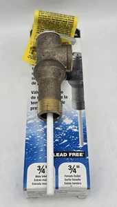 Neu Watts LFL100XL 3/4" bleifreies Temperatur-/Drucksicherheitsventil - Bild 1 von 7