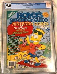 CGC 9.0 Simpsons: Bart vs. Space Mutants Game Player Strategy Guide nes nintendo - Picture 1 of 4