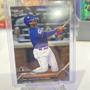 2023 TOPPS NOW #310 FRANCISCO ALVAREZ - NEW YORK METS - Foto 1 di 1