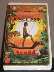 VHS Clamshell Rudy Kipling's The Second Jungle Book Mowgli and Baloo - Picture 1 of 6