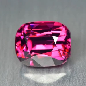 2,55 kt natürlicher lebendiger rosa Umbalit Granat Kissen Edelstein (Umba Fluss) Tansania - Bild 1 von 1