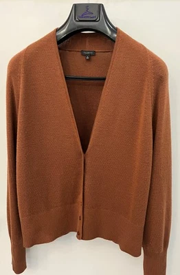 Suéter Cárdigan Raglán Talbots XL Óxido/Marrón Clásico Atemporal Suave Mezcla de Lana  Foto 1 de 4