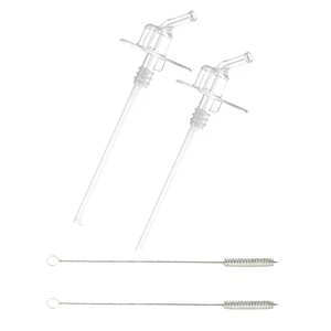 2 Thermoskanne 12oz Funtainer F401 & F410 Ersatz Strohhalme & 2 Reinigungsbürste - Bild 1 von 7