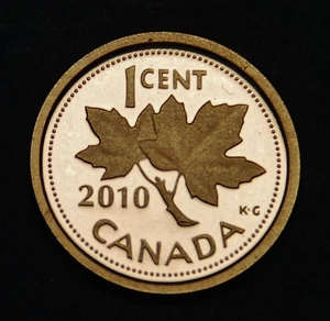 Moneda impecable 2010 1¢ a prueba de camafeo sin circular - Imagen 1 de 2