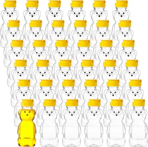 Thenshop 36 Pcs Honey Bear Bottle,Plastic Honey Squeeze Bottle,Honeybear Squeeze - Picture 1 of 12