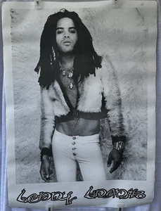 LENNY KRAVITZ POSTER ART FURRY S/W ENGLAND 1993 HOT ROCK STAR EPIC ICON 24x35 - Bild 1 von 1