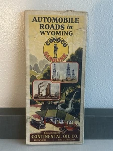 1928 Conoco Minutemen Road Map: Wyoming USED - Picture 1 of 3