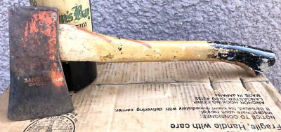 Винтажный шведский топор SANDVIK с маркировкой 0,6/1 1/4 с ручкой для кемпинга - Изображение 1 из 4