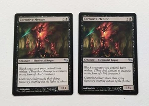 MTG Shadowmoor - Corrosive Mentor Uncommon X2 61/301 LL - Bild 1 von 2
