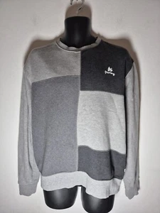 Money Jumper Grey Large Vintage Patched  - Picture 1 of 4