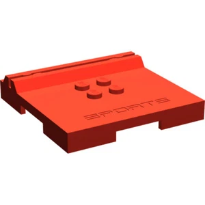 LEGO 45522 6x6x 2/3 con 4 TACHUELAS Y DEPORTES EN RELIEVE - SELECT QTY & COL - RÁPIDO - NUEVO - Imagen 1 de 5