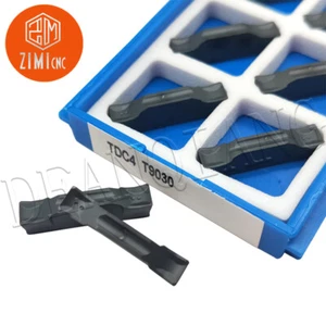 10 piezas TDC4 T9030 TDC4 4 mm de ancho insertos de corte de carburo máquina CNC, para TTER-4 - Imagen 1 de 5