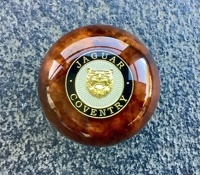 JAGUAR Coventry British Wood Gear Shift Knob XJ6,XJ8,XK8,XKR,V8,S-Type,X-Type,XK - Image 1 of 2