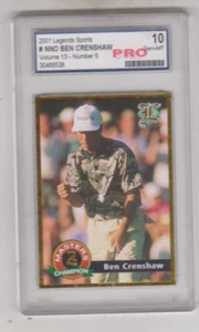 2001 - Legends Sports - Ben Crenshaw - GRADED GEM MINT 10!!! - Picture 1 of 2