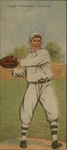 1911 Mecca Double Folders T201 Reprints Baseball Card #28 Jack Lapp Jack Barry