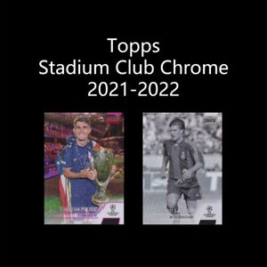 Topps 2021-2022 2021-22 21/22 Stadium Club Chrome U FOOTBALL SOCCER CARD BASE 2