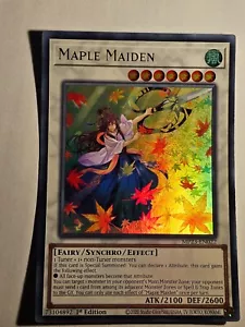 Maple Maiden●YUGIOH●MP23●ULTRA RARE●ENGLISH●1st ED●NM●Y04 - Picture 1 of 2