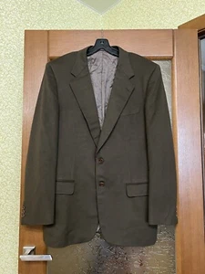 VINTAGE 70/80’s BURBERRYS RARE WOOL/CASHMERE MENS CLASSIC COAT JACKET SIZE XL/52 - Picture 1 of 14