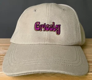 Grizzly Grip Tape Tan Purple Embroidered Skateboarding Hat Cap - Picture 1 of 8