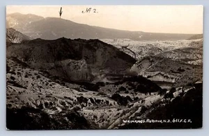 K8/ New Zealand Foreign RPPC Postcard c1940s Rotorua Waimangu 166 - Picture 1 of 4