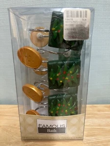 12 Stück Weihnachten Duschvorhang Haken Xmas Mehrfarbig Weihnachtsdeko - Bild 1 von 5