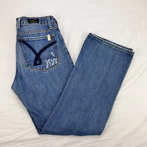 Vigoss Men's Blue Jeans Boot Rigid "Henry" Cotton Lightly Distressed Size 31x29 - Picture 1 of 12