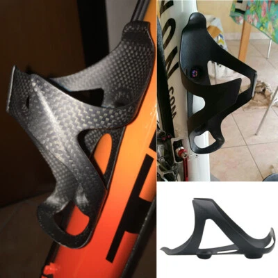 Carbon Bicycle Water Bottle Cage MTB Road Bike Drink Cups Holder for Cycling - Image 1 of 4