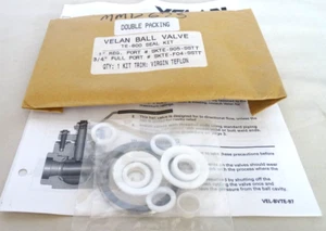 Kits de sellos de válvula de bola Velan TE600 3/4" puerto completo SKTE-F04-SSTT Env. Paquete - Imagen 1 de 6