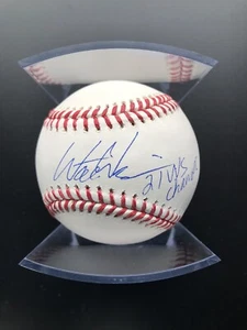 Walt Weiss 2021 WS Champs Autographed Official Major League Baseball PROOF - Picture 1 of 4