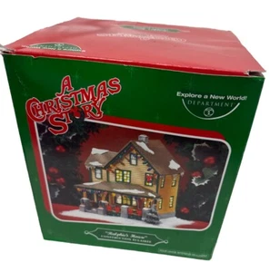 Neu 2005 Department 56 A Christmas Story Ralphie’s House mit Box *siehe Beschreibung - Bild 1 von 8