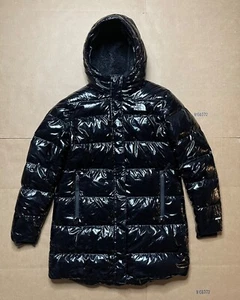 The North Face Puffer Jacket 600 Down Fill Hooded Girls XL 14/16 Black - Picture 1 of 10