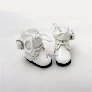 Mini Zapatos SBB006WHE Mimiwoo 2.2cm Hebilla CUAN se ajustan Middie Blythe Obitsu Muñeca 11cm - Imagen 1 de 4