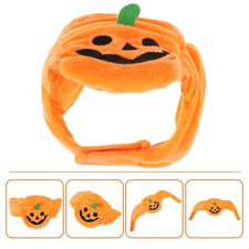 Adorable Cat Pumpkin Hat Dog Headdress Cat Hood Pet Cosplay Hat