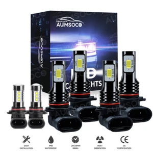 Kit de 6 faros antiniebla LED de haz alto bajo para Toyota Matrix 2003-2008 - Imagen 1 de 12