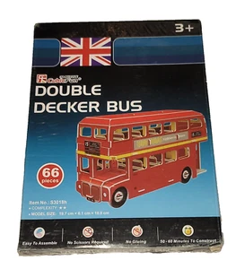 Double Decker Bus 66pc 3D Puzzle Puzzle New & Factory SEALED - Picture 1 of 2