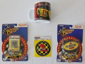 NASCAR/Steve Park/#1 Pennzoil Diecast/Winners Circle/40 Trading Cards Bundle - Picture 1 of 7